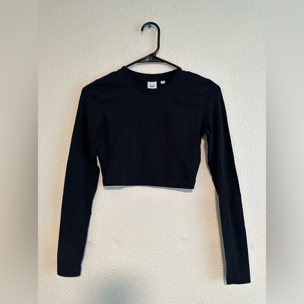 Tna xs black long sleeve top